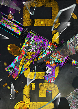 WRAP Key-Drop gold case art