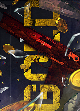 RUBY Key-Drop gold case art