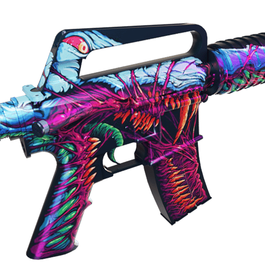 KeyDrop holographic character artwork