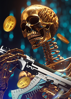 TOPAZ Key-Drop gold case art